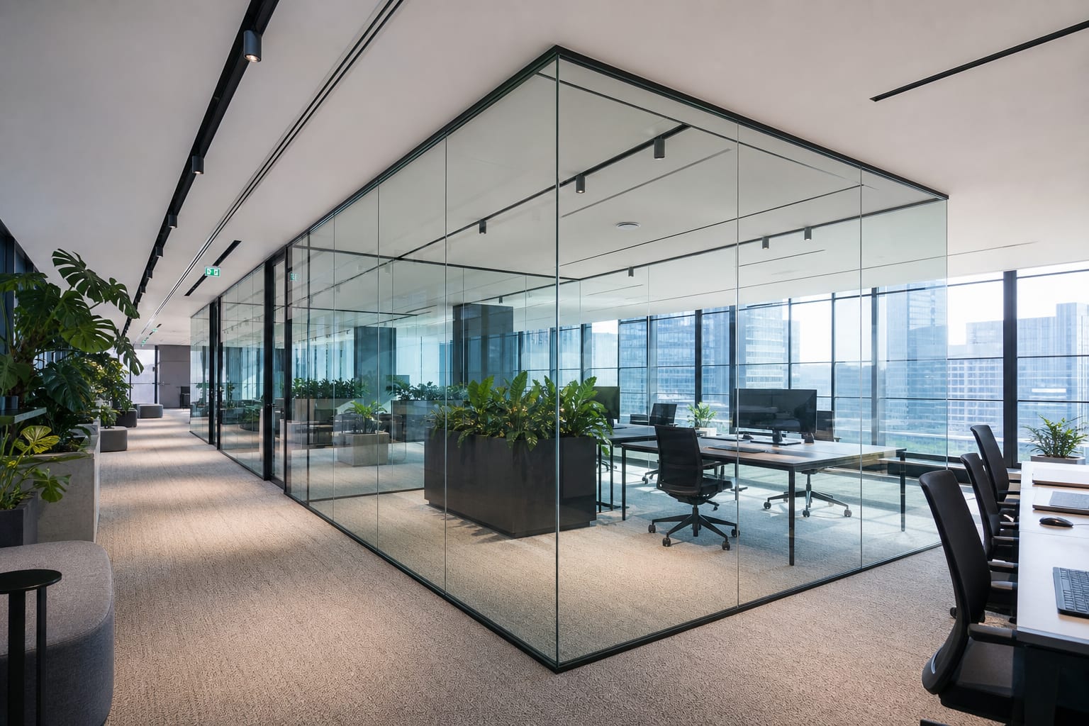 Office partitions
