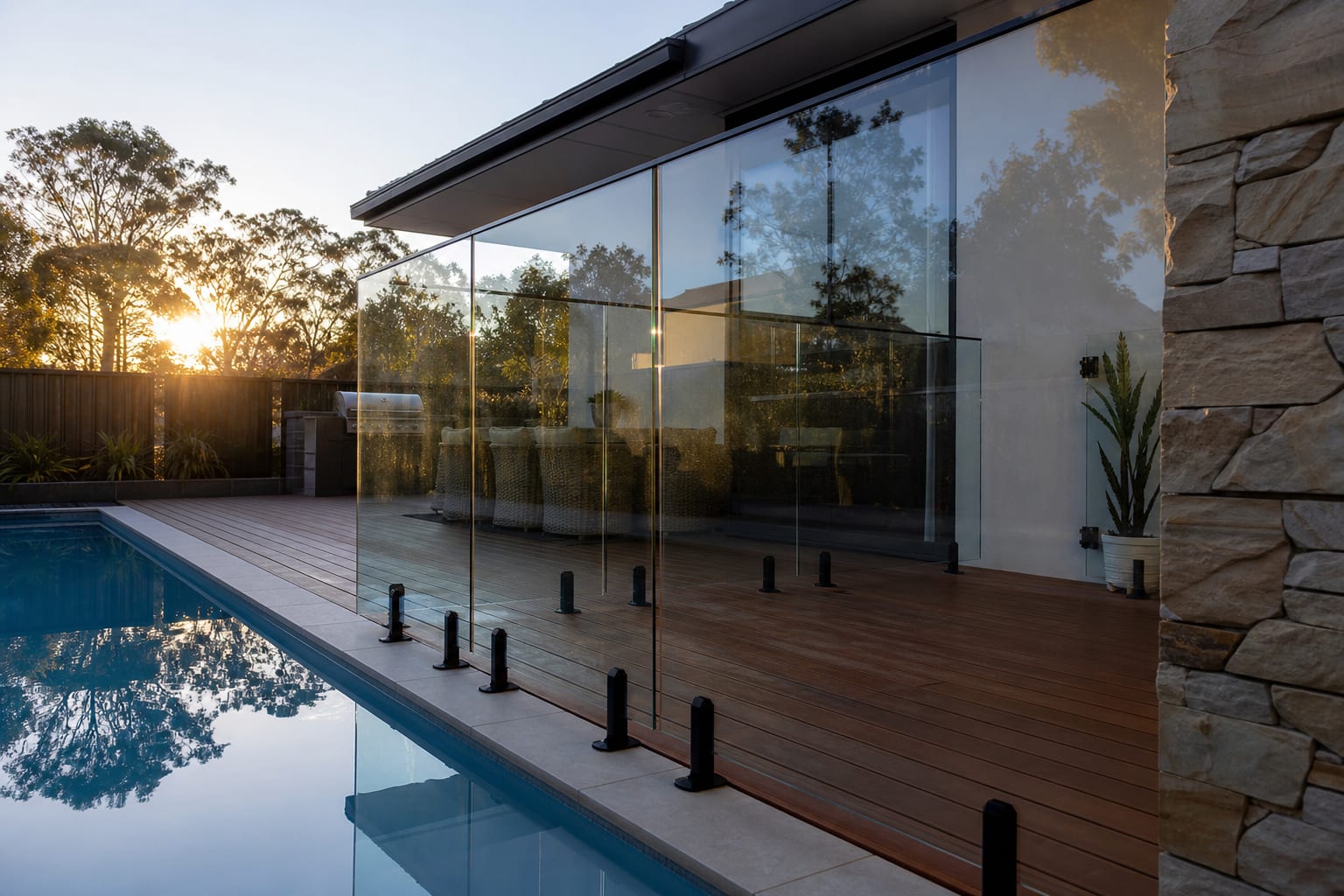 Specialized glazing installation